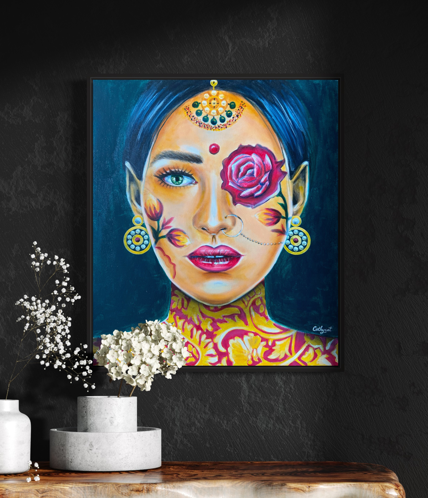 "India" Canvas print