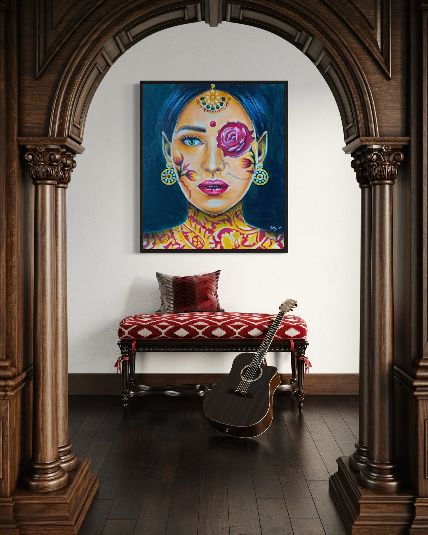 "India" Canvas print