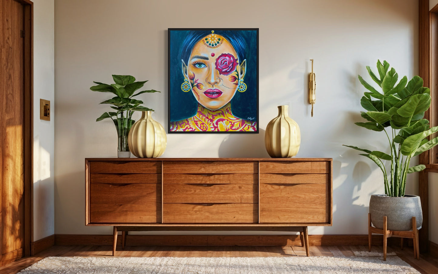 "India" Canvas print