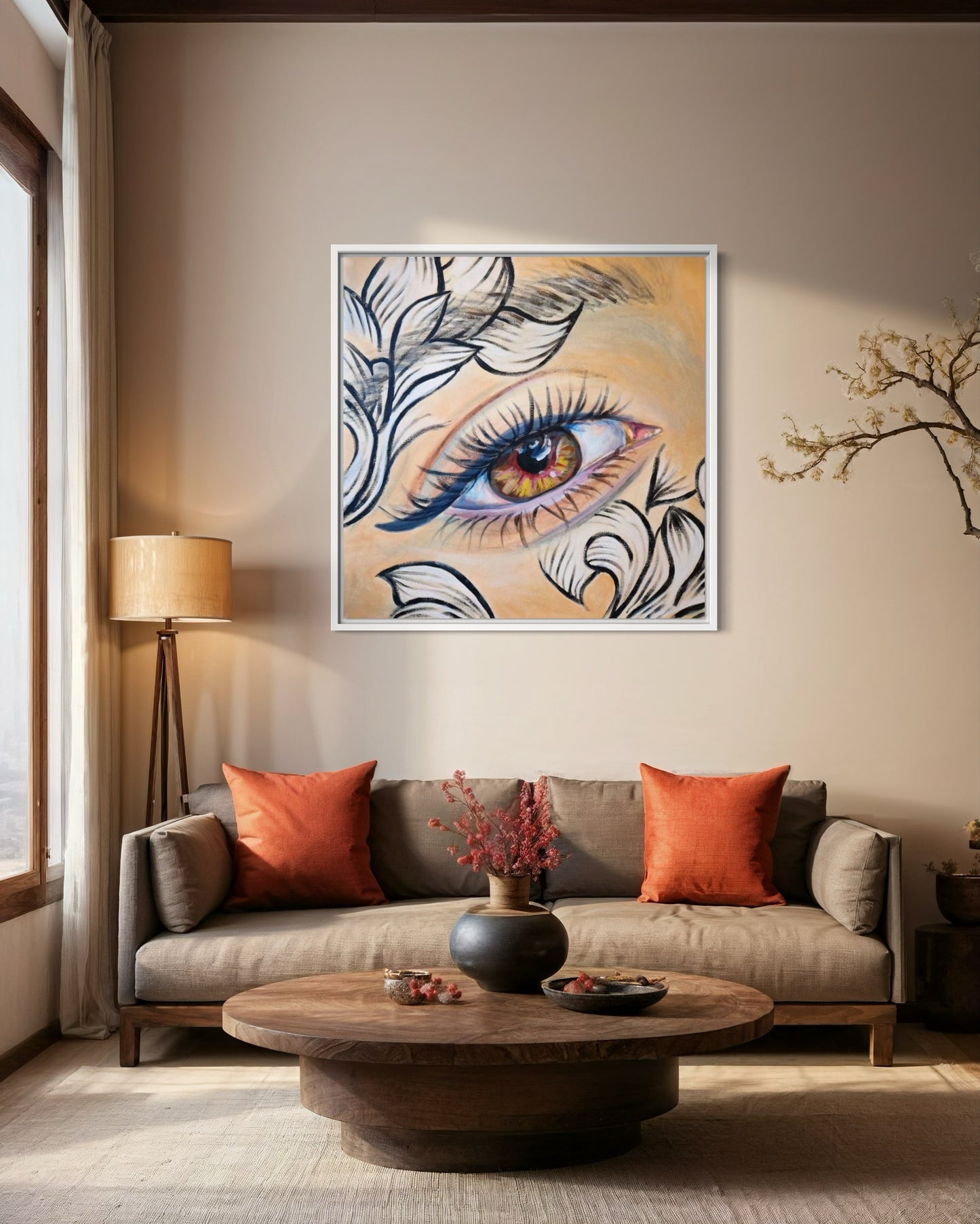 "Moroccan eye" Canvas print